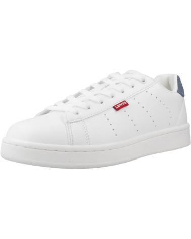LEVIS SCARPE DA GINNASTICA AVENUE BIANCHE 0063WHTBL PER BAMBINI 0063WHTBL