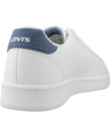 LEVIS SCARPE DA GINNASTICA AVENUE BIANCHE 0063WHTBL PER BAMBINI 0063WHTBL