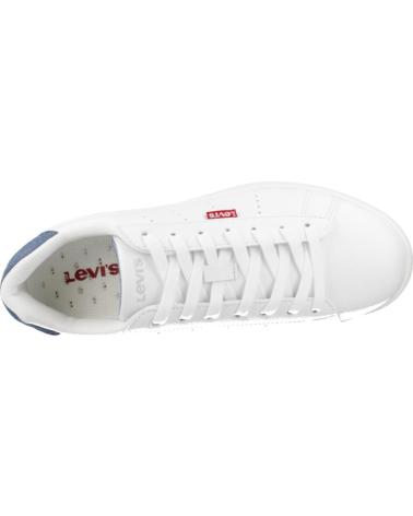 LEVIS SCARPE DA GINNASTICA AVENUE BIANCHE 0063WHTBL PER BAMBINI 0063WHTBL