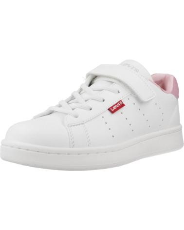 Sportivo per Bambino LEVIS ZAPATILLAS NINO MODELO AVENUE COLOR BLANCO 3821WHTPNK