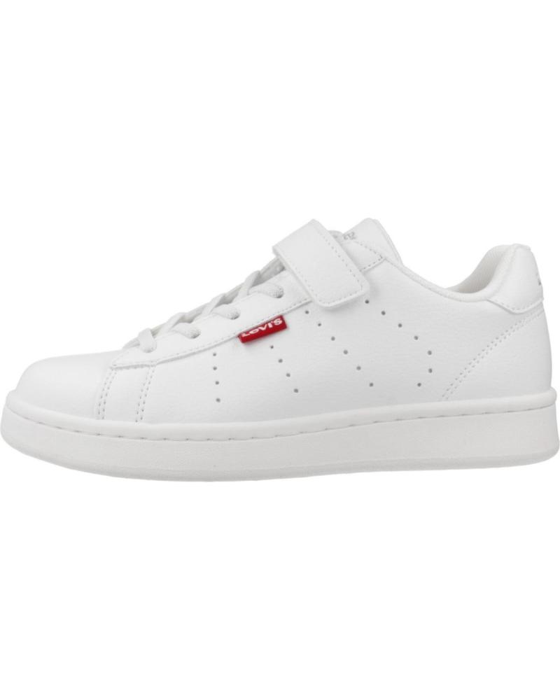 Deportivas de Niño LEVIS ZAPATILLAS NINO MODELO AVENUE COLOR BLANCO 0061WHITE