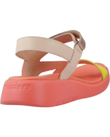 Sandalen für Damen WONDERS SANDALIAS MUJER MODELO C6543 COLOR ROSA CORAL