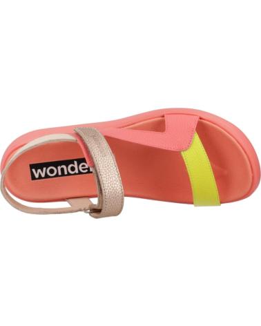 Sandalen für Damen WONDERS SANDALIAS MUJER MODELO C6543 COLOR ROSA CORAL