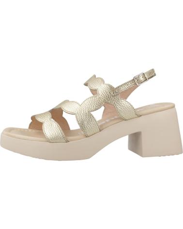 WONDERS SANDALIAS MUJER MODELO D1020 COLOR ORO PLTN