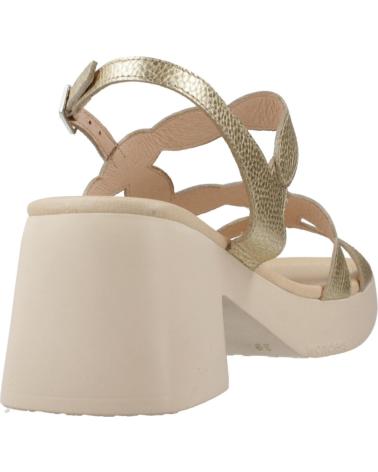 WONDERS SANDALIAS MUJER MODELO D1020 COLOR ORO PLTN