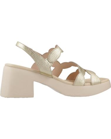 WONDERS SANDALIAS MUJER MODELO D1020 COLOR ORO PLTN