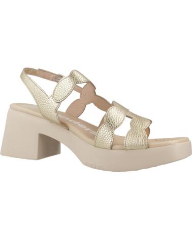 WONDERS SANDALIAS MUJER MODELO D1020 COLOR ORO PLTN