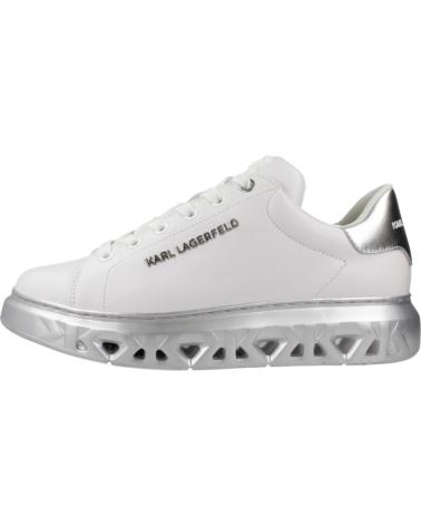 Sportivo per Donna KARL LAGERFELD ZAPATILLAS MUJER MODELO KAPRI KITE LO LACE LTHR COLOR BLANCO 01S WHITE