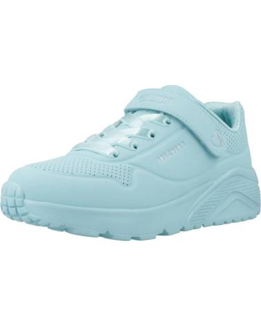 Sportif pour Fille SKECHERS ZAPATILLAS NINA MODELO UNO LITE COLOR AZUL TURQ