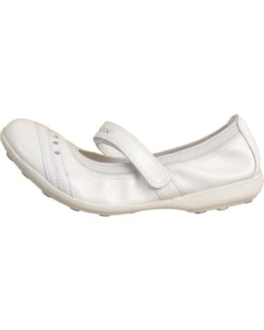 Bailarinas de Niña GEOX ZAPATOS NINA MODELO JODIE D COLOR BLANCO C1000