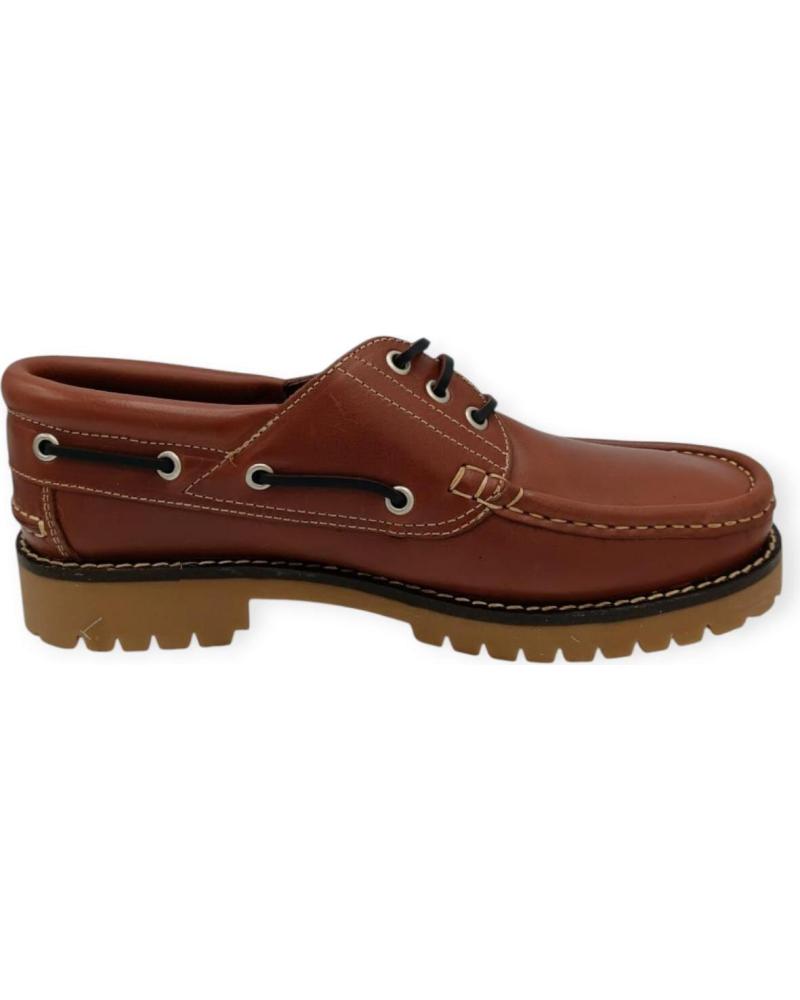 Scarpe per Uomo COMODO SPORTS ZAPATO PIEL MARRON 1501 MARRN