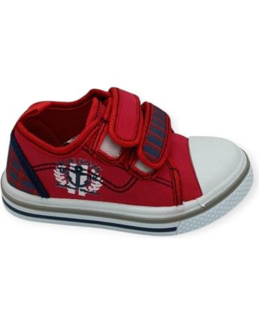 Deportivas de Niño BUBBLE BOBBLE ZAPATILLA NIO LONETA ROJO VELCRO BUBBLE KIDS A3703 VARIOS COLORES