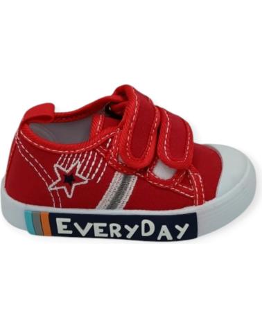 Deportivas de Niño BUBBLE BOBBLE ZAPATILLA LONETA NIO ROJO VELCRO BUBLE KIDS A3704 VARIOS COLORES