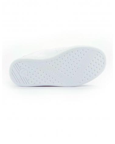 SNEAKERS VICTORIA TENNIS PELLE GLITTER ROSA BIANCO BLANCO