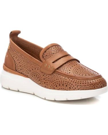 Mocasines de Mujer CARMELA MOCASIN DE MUJER EN PIEL CON DISENO EN PICADOS CON PLANTILL CAMEL