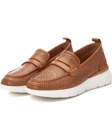 Mocasines de Mujer CARMELA MOCASIN DE MUJER EN PIEL CON DISENO EN PICADOS CON PLANTILL CAMEL