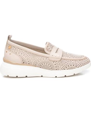 Mocasines de Mujer CARMELA MOCASIN DE MUJER EN PIEL CON DISENO EN PICADOS CON PLANTILL BEIGE
