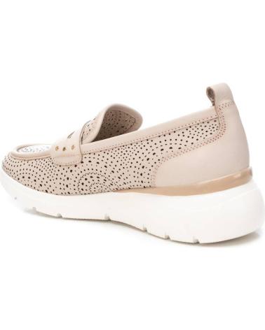 Mocasines de Mujer CARMELA MOCASIN DE MUJER EN PIEL CON DISENO EN PICADOS CON PLANTILL BEIGE