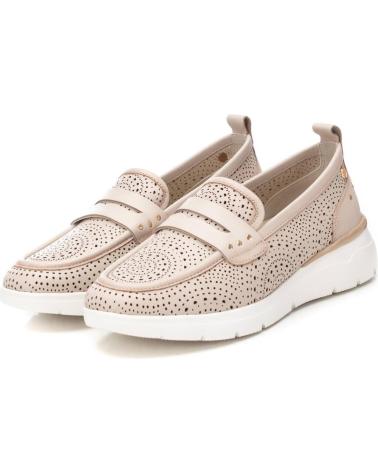 Mocasines de Mujer CARMELA MOCASIN DE MUJER EN PIEL CON DISENO EN PICADOS CON PLANTILL BEIGE