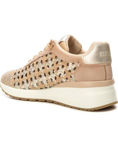 Deportivas de Mujer CARMELA ZAPATILLA DE MUJER EN PIEL CON PLANTILLA EXTRAIBLE Y SUELA BEIGE