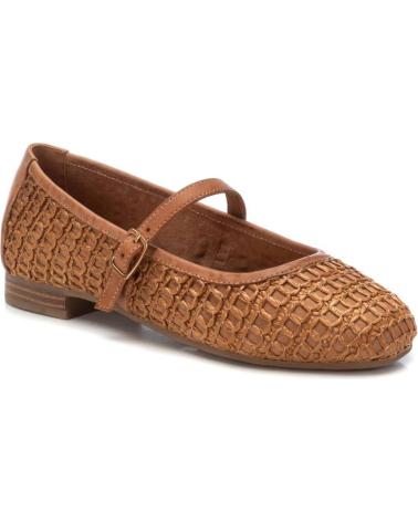 Woman Flat shoes CARMELA BAILARINA CON CIERRE HEBILLA Y SULA DE GOMA CAMEL