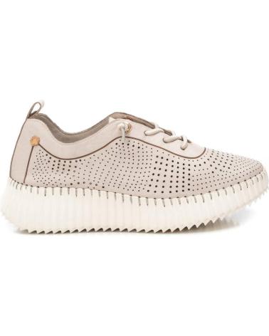 Sportivo per Donna CARMELA ZAPATILLA DE MUJER EN PIEL CON SUELA DE GOMA ANTIDESLIZANTE BEIGE