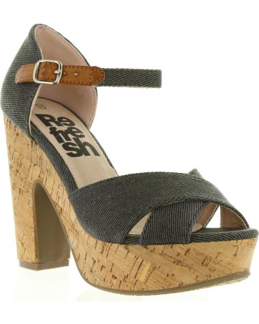 Sandalias-De-Mujer-REFRESH-63254-LONA-NEGRO