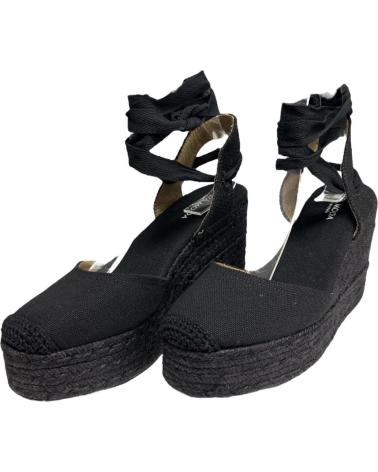 Sandales pour Femme CALZADOMANIA CUNA PLATAFORMA YUTE NEGRO
