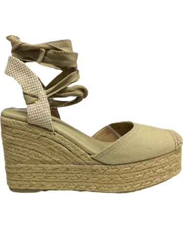 Sandales pour Femme CALZADOMANIA CUNA PLATAFORMA YUTE CAMEL