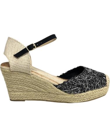 Sandales pour Femme CALZADOMANIA SANDALIA ENTRE LAZADA NEGRO