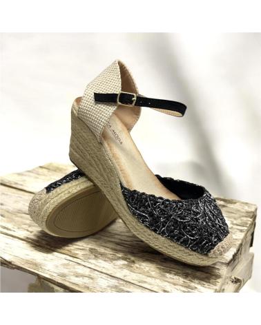 Sandales pour Femme CALZADOMANIA SANDALIA ENTRE LAZADA NEGRO