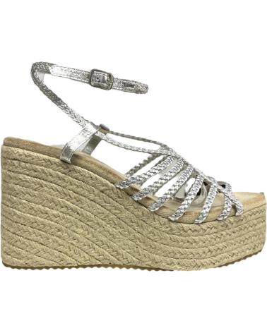 Sandales pour Femme CALZADOMANIA CUNA TIRAS TRENZADAS PLATA