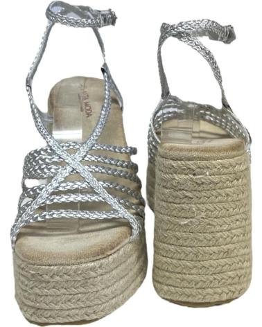 Sandales pour Femme CALZADOMANIA CUNA TIRAS TRENZADAS PLATA