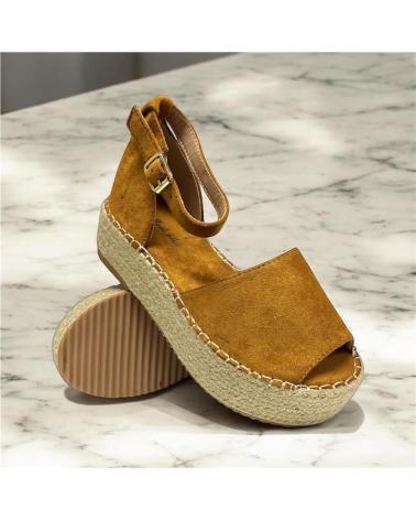 Sandales pour Femme CALZADOMANIA SANDALIA ESPARTO CAMEL