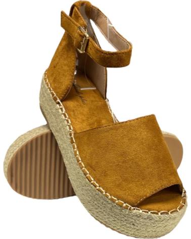 Sandales pour Femme CALZADOMANIA SANDALIA ESPARTO CAMEL