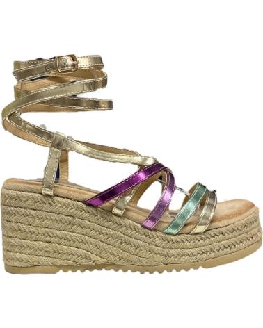 Sandales pour Femme CALZADOMANIA SANDALIA CUNA TIRAS MULTICOLOR