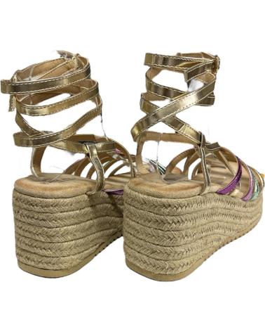 Sandales pour Femme CALZADOMANIA SANDALIA CUNA TIRAS MULTICOLOR