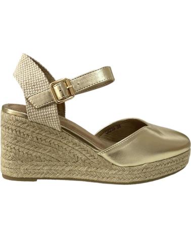 Sandales pour Femme CALZADOMANIA SANDALIA ESPARTO 5 CUERDAS ORO