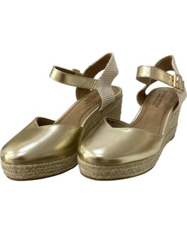 Sandales pour Femme CALZADOMANIA SANDALIA ESPARTO 5 CUERDAS ORO