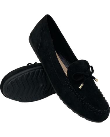 Halbschuhe für Damen CALZADOMANIA MOCASIN SERRAJE NEGRO