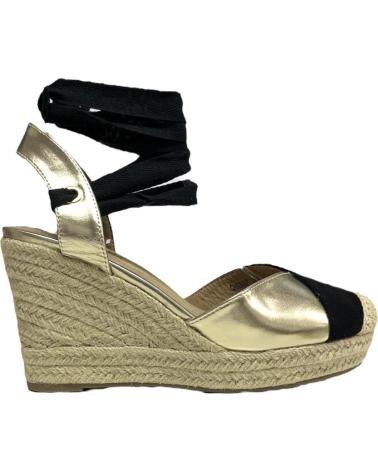 Sandales pour Femme CALZADOMANIA CUNA BICOLOR CUERDA NEGRO