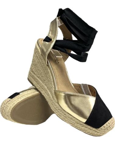Sandales pour Femme CALZADOMANIA CUNA BICOLOR CUERDA NEGRO