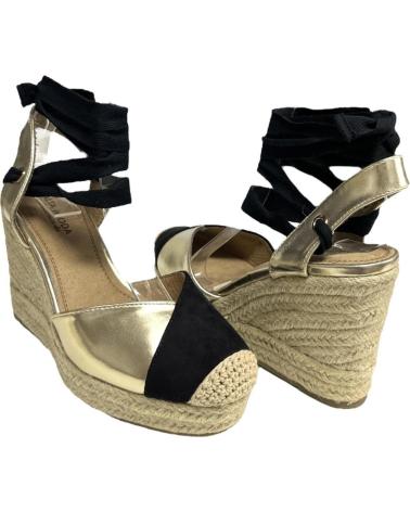 Sandales pour Femme CALZADOMANIA CUNA BICOLOR CUERDA NEGRO