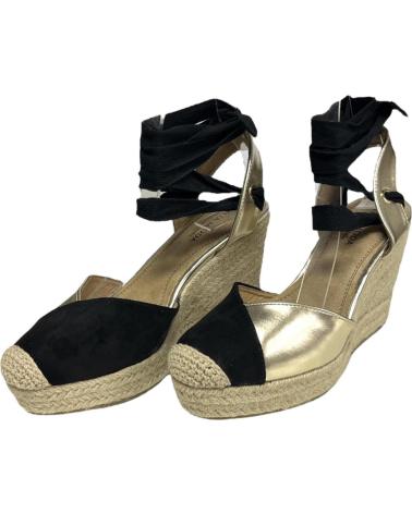 Sandales pour Femme CALZADOMANIA CUNA BICOLOR CUERDA NEGRO
