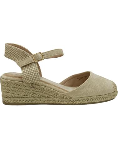 Sandales pour Femme CALZADOMANIA SANDALIA ESPARTO 3 CUERDAS BEIG