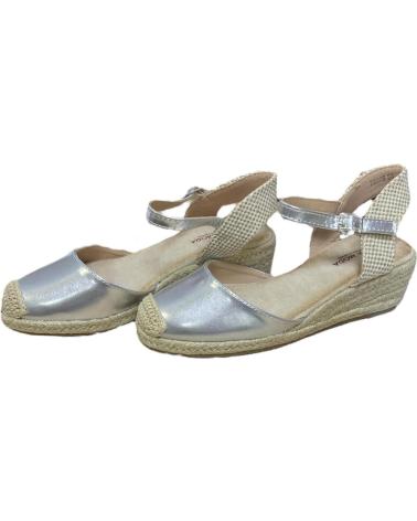 Sandalias de Mujer CALZADOMANIA SANDALIA ESPARTO 3 CUERDAS PLATA