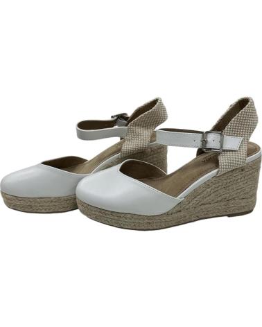 Sandalias de Mujer CALZADOMANIA SANDALIA ESPARTO 5 CUERDAS BLANCO