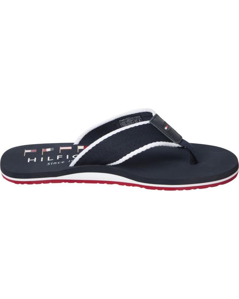 Zehansandalen für Herren TOMMY HILFIGER CHANCLAS HOMBRE TOMMY FM05435 AZUL