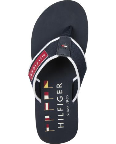 Zehansandalen für Herren TOMMY HILFIGER CHANCLAS HOMBRE TOMMY FM05435 AZUL