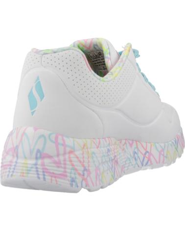 Deportivas de Niña SKECHERS ZAPATILLAS NINA MODELO UNO LITE COLOR BLANCO WPTQ